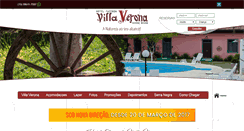Desktop Screenshot of hotelfazendavillaverona.com.br